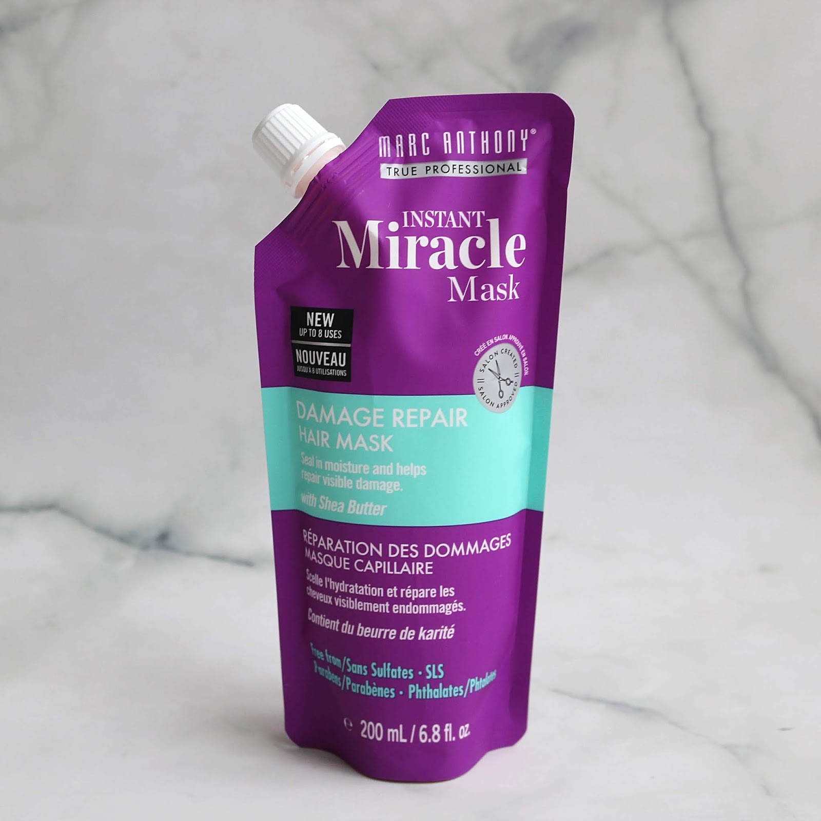 Marc Anthony Instant Miracle Mask Damage Repair & Volumizing Clay Hair