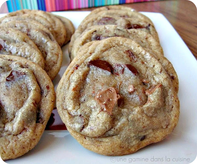 une gamine dans la cuisine David Lebovitz's Chocolate Chip Cookies