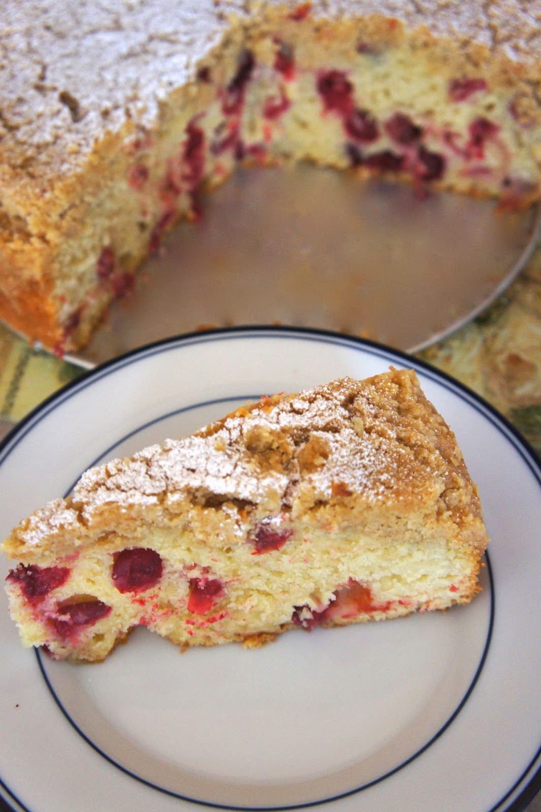Savory Sweet and Satisfying: Cranberry Almond Streusel Coffee Cake