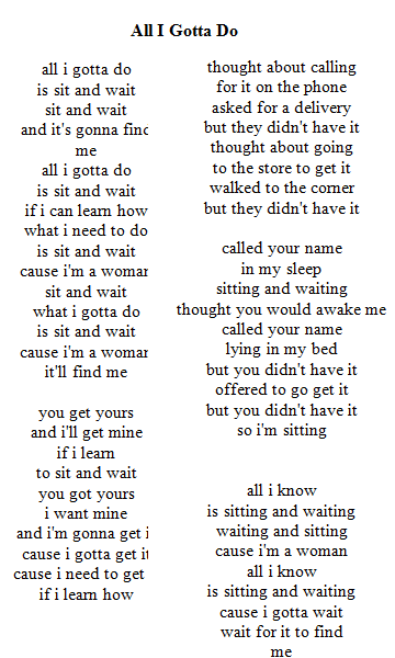 THOUGHTS ARE THE LYRICS TO LIFE