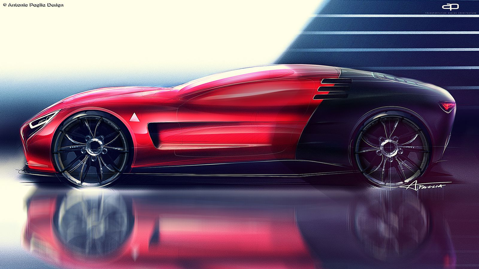 Alfa Romeo C18 Design Study Is A Futuristic 8c