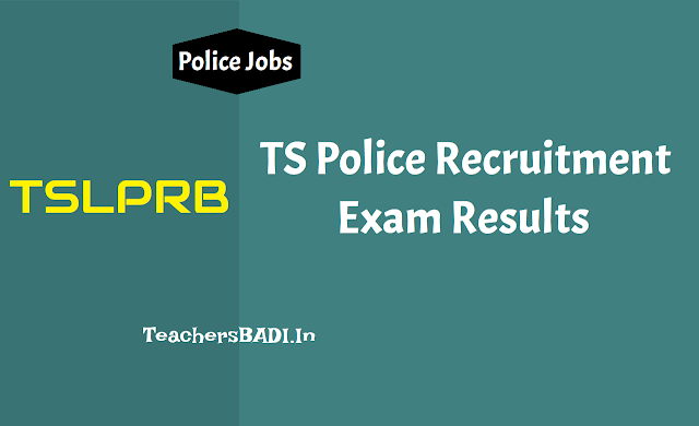 TSLPRB SI, ASI Results 2018 Declared for PMT, PET Exams tslprb si result 2018,ts sub inspector results,ts police si results,telangana police exam result,ts si,asi,rsi,poilice constable results