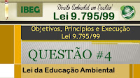 Lei da Educação Ambiental - Questão Figura elaborada pelo autor