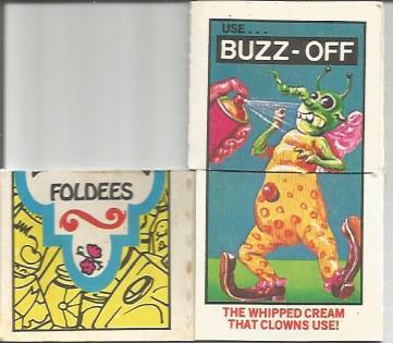 Details about   1976 Topps Mad-Ad Foldees #14 unfolded 