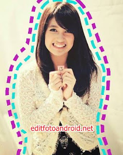 Cara Edit Foto Garis Putus-putus di PicSay Pro Cara Edit Foto Garis Putus-putus di PicsArt dan PicSay Pro
