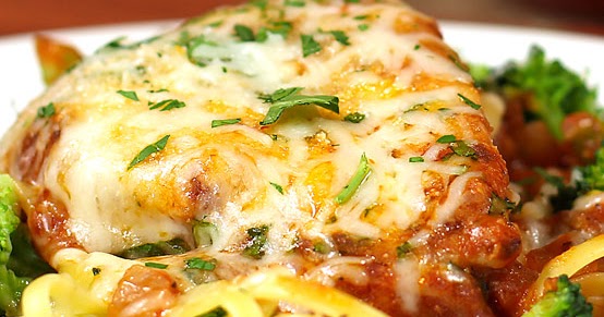 
Chicken Parmesan With Linguine And Broccoli
-image