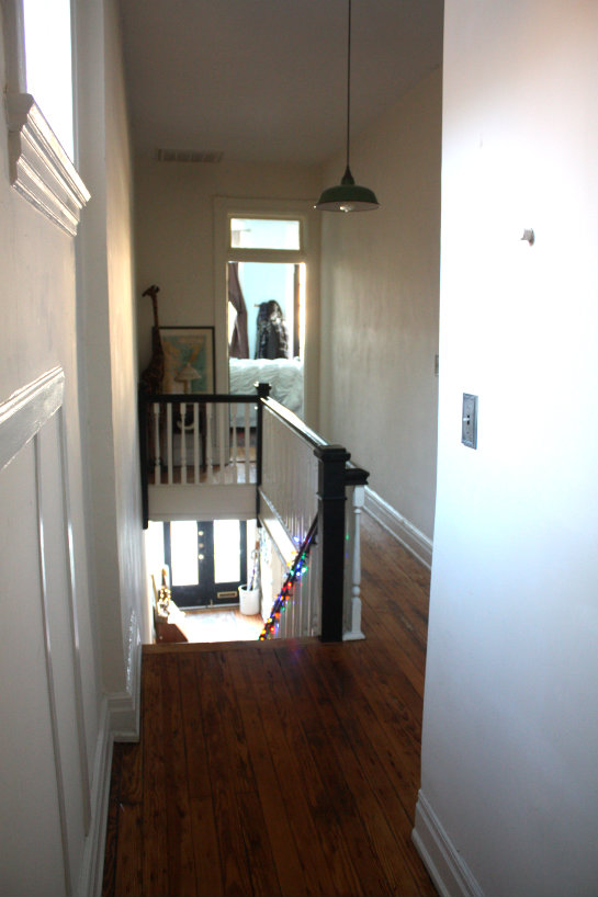 We're Painting! Entryway & Upstairs Hallway Prep 17 Apart