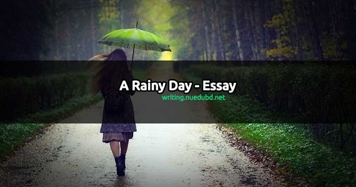 Essay rainy day