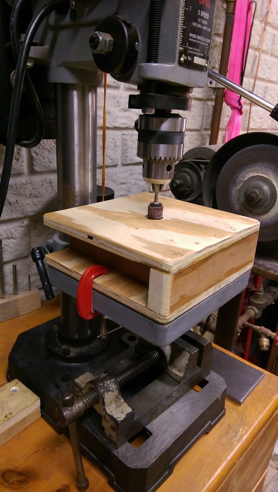 Jon's Projects Drum Sander Drillpress Attachment