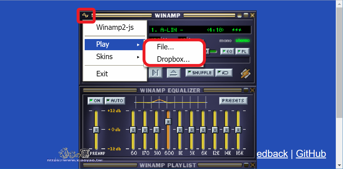 WinAMP 音樂播放軟體2.9懷舊版