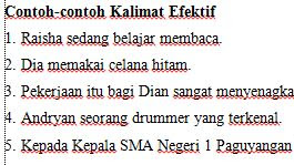 Contoh Kalimat Koherensi yang Baik dan Efektif untuk Pembelajaran Bahasa Indonesia