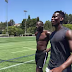Manchester United-Bound, Romelu Lukaku Trains Ahead With Paul Pogba (Photos)