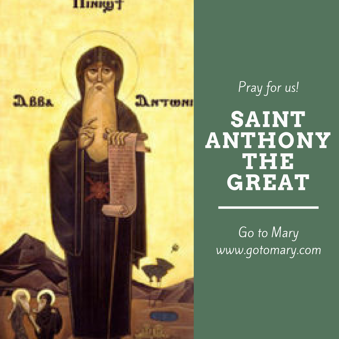 Saint Anthony the Great Go to Mary Blog