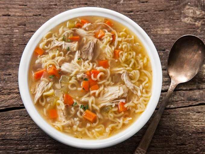 Homemade chicken noodle soup recipe