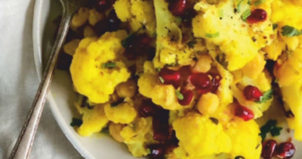 Cauliflower, Chickpea & Pomegranate Tagine