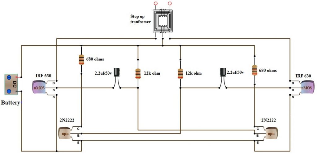 63 3 PHASE INVERTER CIRCUIT DIAGRAM USING MOSFET