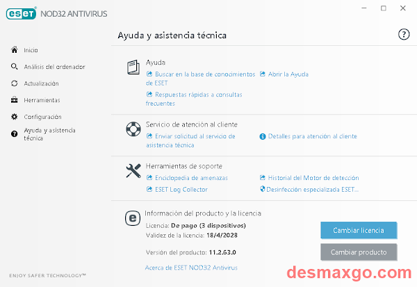 Download ESET NOD32 Antivirus 11 Code _ captura 3