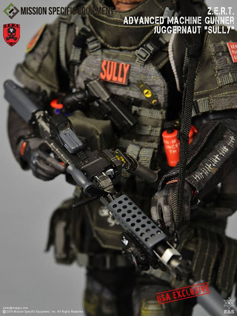 Hook /& Loop Type 1//6 Scale Toy ZERT Deathridge Patches Set