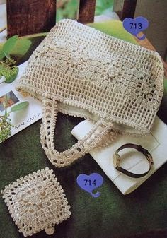 Crochet and arts: bag