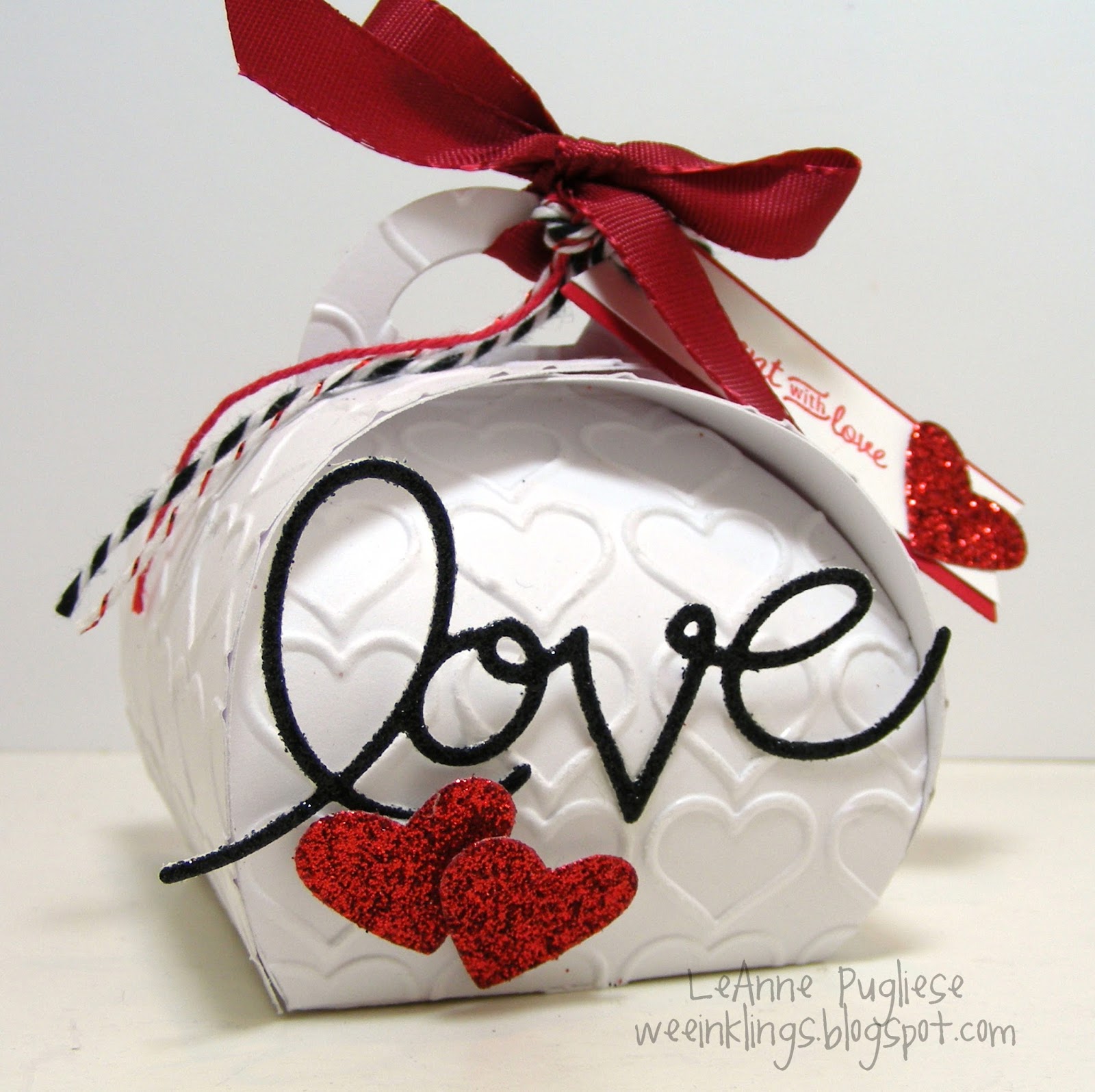 wee inklings SIP81 Curvy Keepsake Love Box
