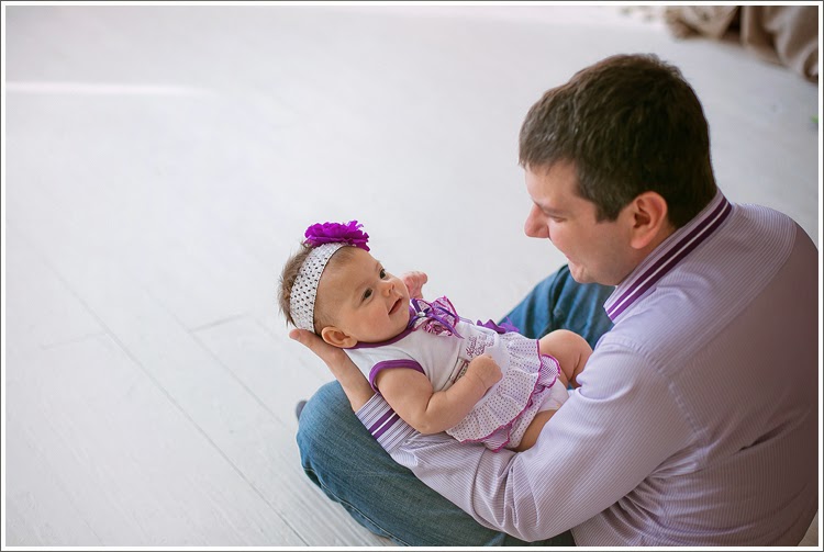 Семейная съемка - Игорь, Оля и Алина. Первовесеннее.