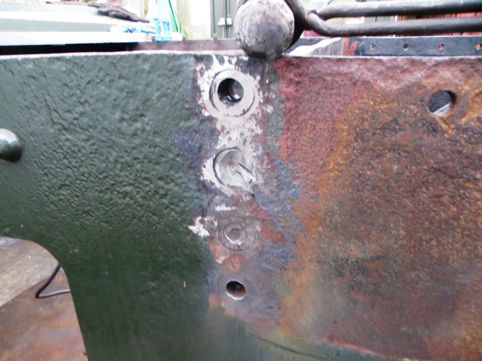 Project 27 Removing Rivets from the frames