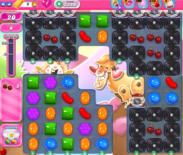 Candy Crush Saga level 2248 Candy Crush Saga level 2248