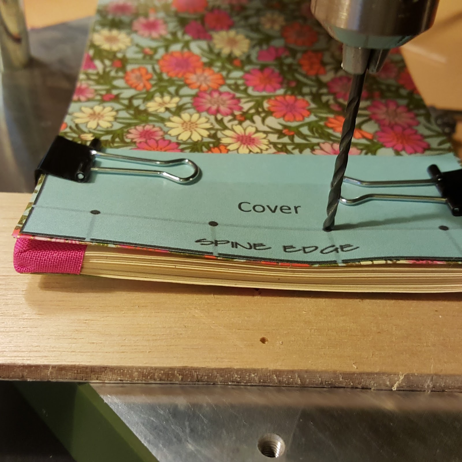 Tiny Tool Time Japanese 4 Hole Stab Binding Book