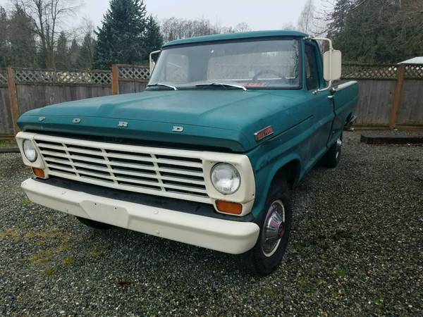 Craigslist Seattle Cars By Owner >> Very Original, 1967 Ford F100 4x4 Truck - 4x4 Cars Craigslist Seattle Cars By Owner >> Very Original, 1967 Ford F100 4x4 Truck - 4x4 Cars