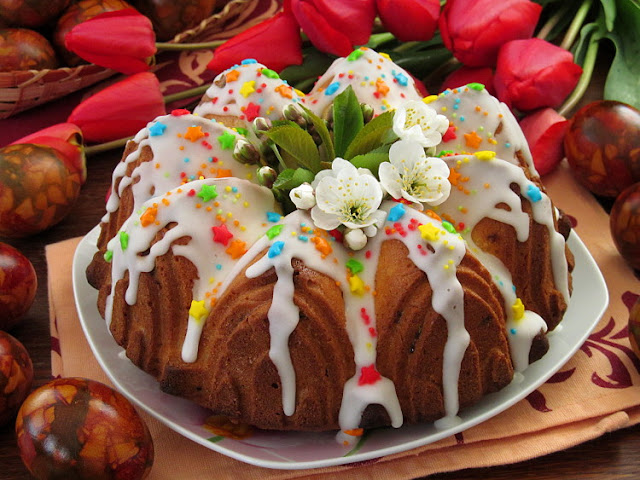 Пасхальный кулич быстрый (бездрожжевой)