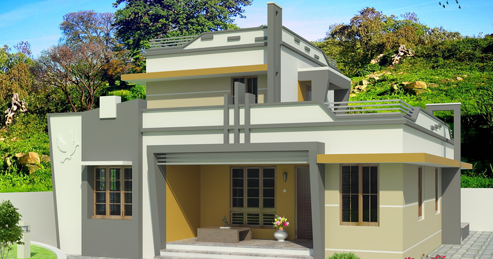3 Bedroom Modern Contemporary Home In 23 Lakhs With 1400 Sqft Kerala Planners 3 Bedroom Modern Contemporary Home In, 1400 Square Foot House Plans 3 Bedroom