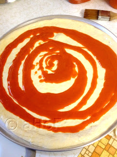 pizza dough, Buffalo Wing Sauce