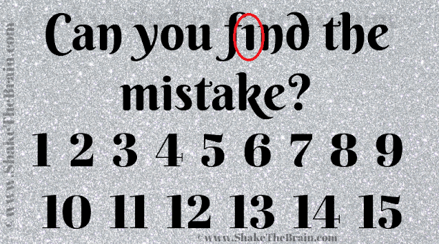 Answer of Spot the Mistake Picture Puzzle