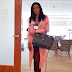 Actress Chika Ike Poses As She Attends Harvard Business School