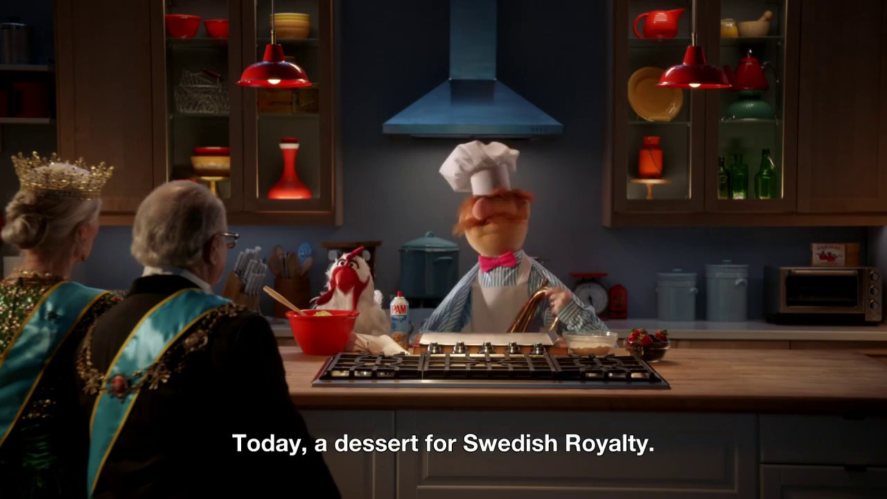MuppetsHenson VIDEO PAM Cooking Spray Commercial starring The Swedish