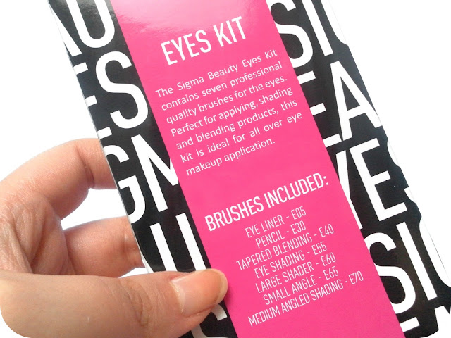Sigma Beauty Professional Brushes Eyes Kit