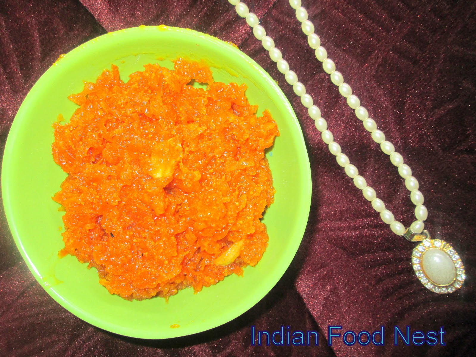 Indian Food Nest Carrot Halwa Recipe