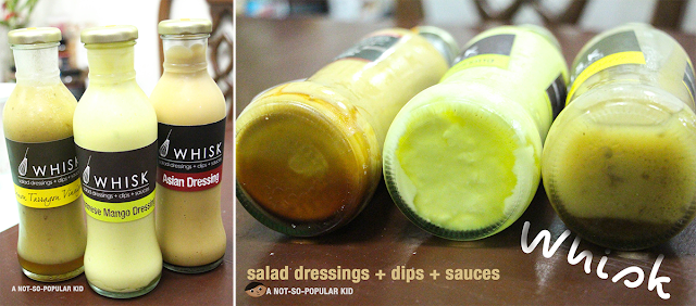 Whisk's special Salad Dressings, Dips and Sauces