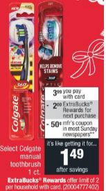 cvs coupons Colgate Manual Toothbrush