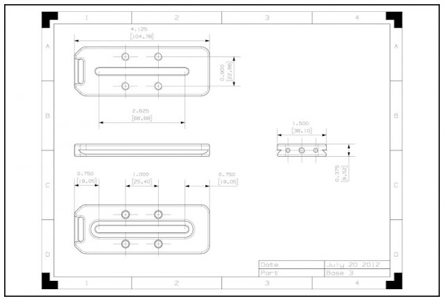 Hejnar PHOTO Universal L Bracket Base 3 drawing