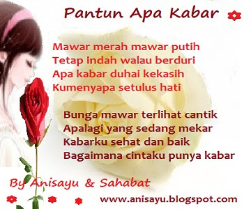 PUISI CINTA BY ANISAYU: Kumpulan Sms Puisi Pantun Apa 