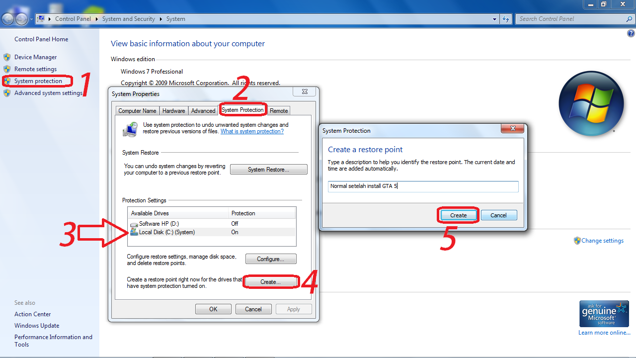 Restore request. Значок create restore media создать.