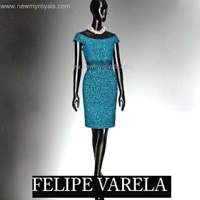Queen Letizia Style Felipe Varela Dress