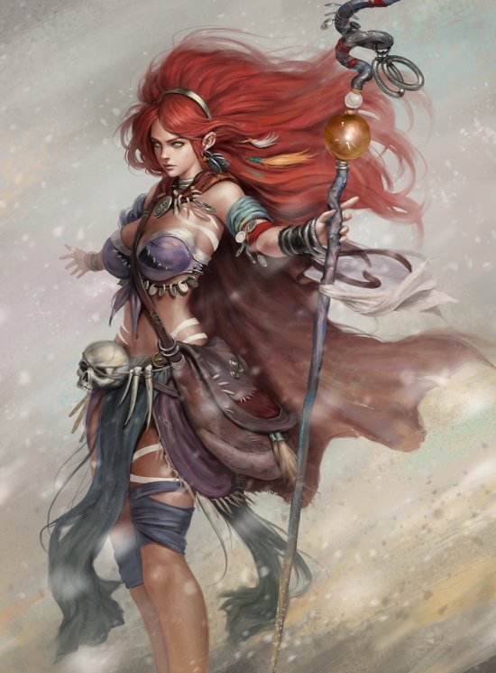 As belas mulheres nas ilustrações de fantasia e ficção científica de SoonYoung Choi SoonYoung Choi SYAR tumblr deviantart ilustrações fantasia ficção científica rpg medieval mulheres