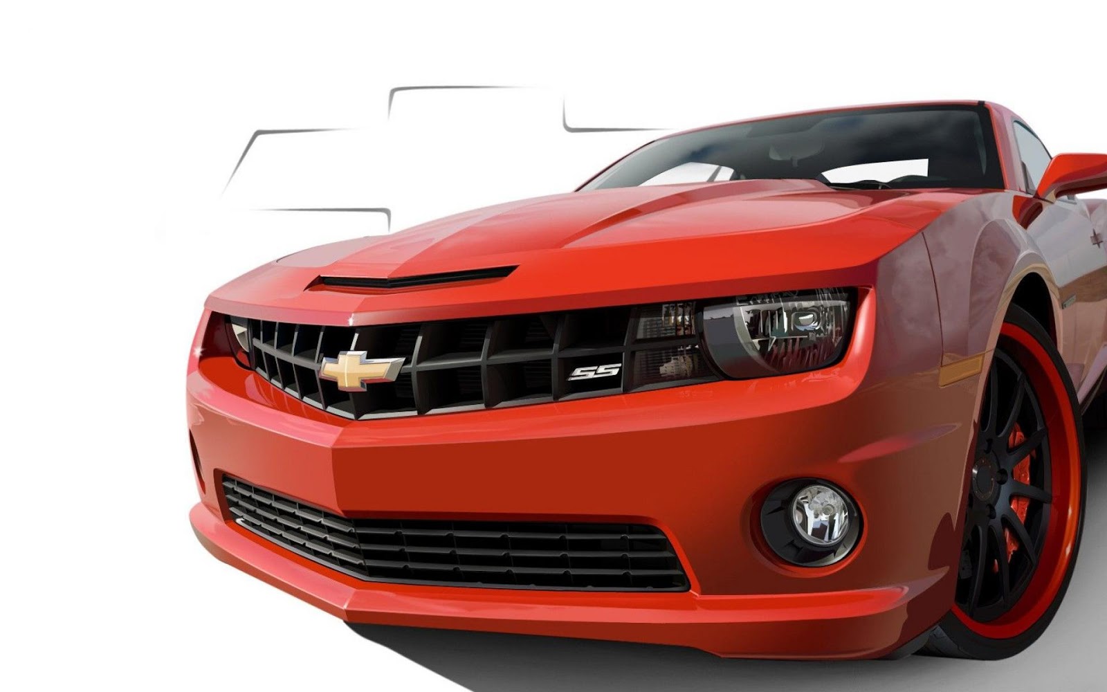 Chevrolet Camaro SS Red | Full HD Desktop Wallpapers 1080p