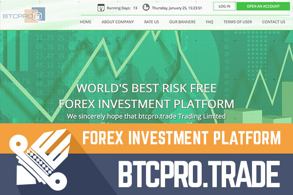 Forex investment platform