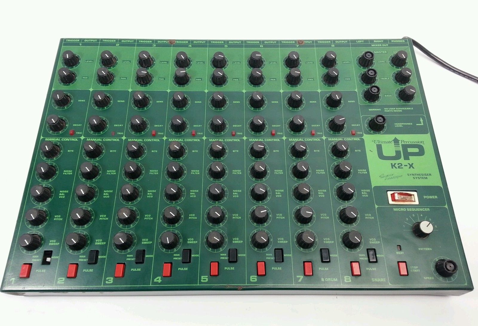 MATRIXSYNTH ULTIMATE PERCUSSION K2X UP vintage analog drum synth brain
