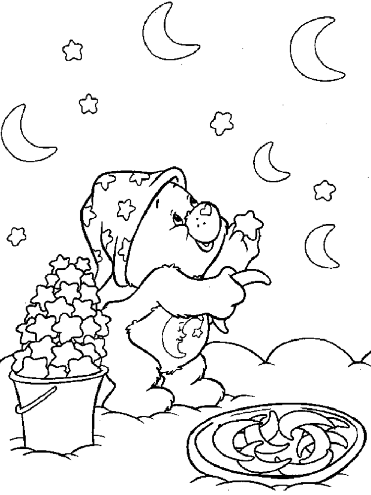 halloween care bears coloring pages - photo #7