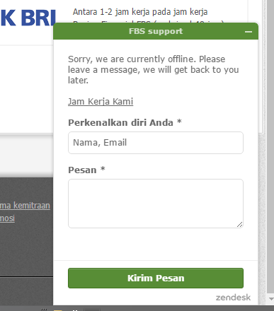 Cara deposit fbs via bri