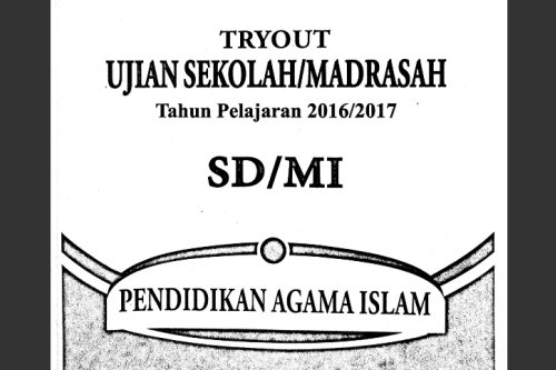 Kisi Kisi Dan Soal Try Out Usbn Pai Sd Tahun 2017 Sekolahdasar Net